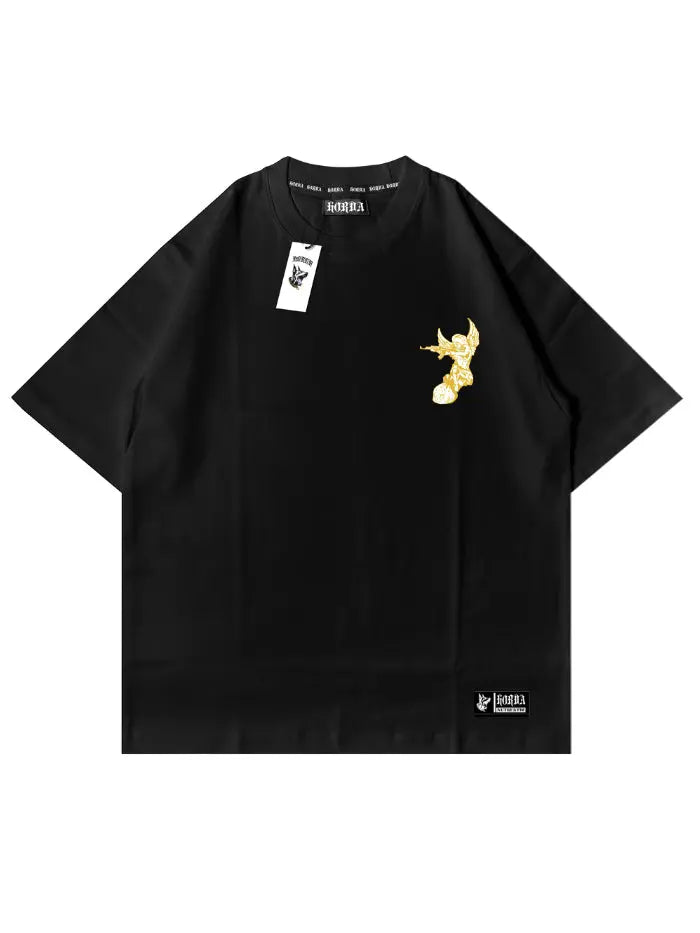 Boxy fit T-shirt 100% Cotone "Wild & Free" Horda Brand Streetwear