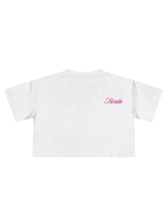 Cropped T-Shirt Donna – Maglietta 100% Cotone Made in Italy Horda Brand Streetwear