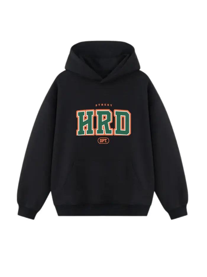 Felpa 380g Taglio Boxy College – HORDA Streetwear con Tessuto Premium Italiano Horda Brand Streetwear