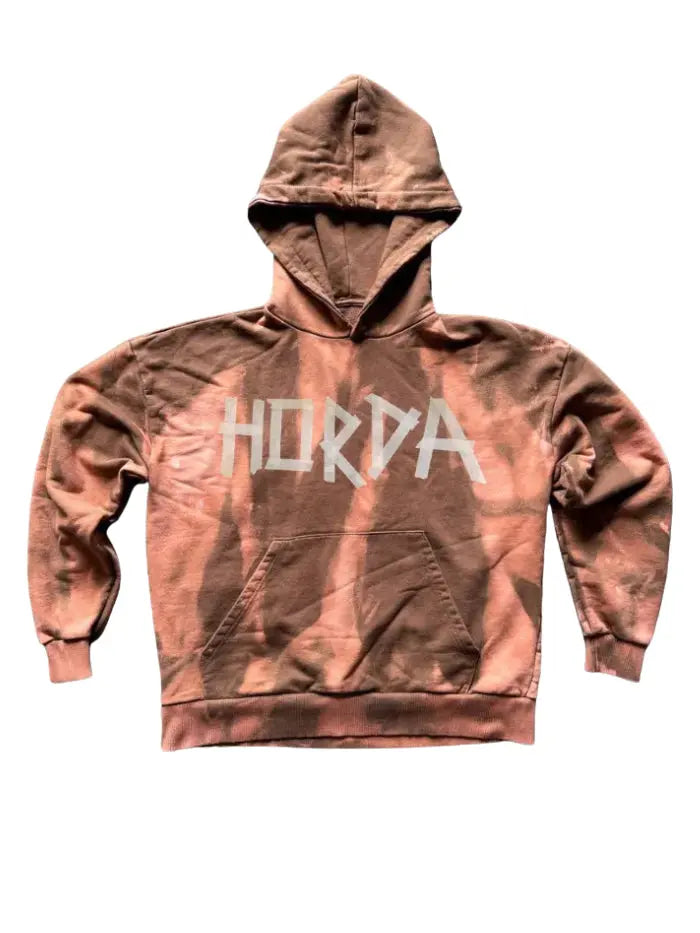 Felpa Boxy Fit Pink Beach 100% cotone Horda Brand Streetwear