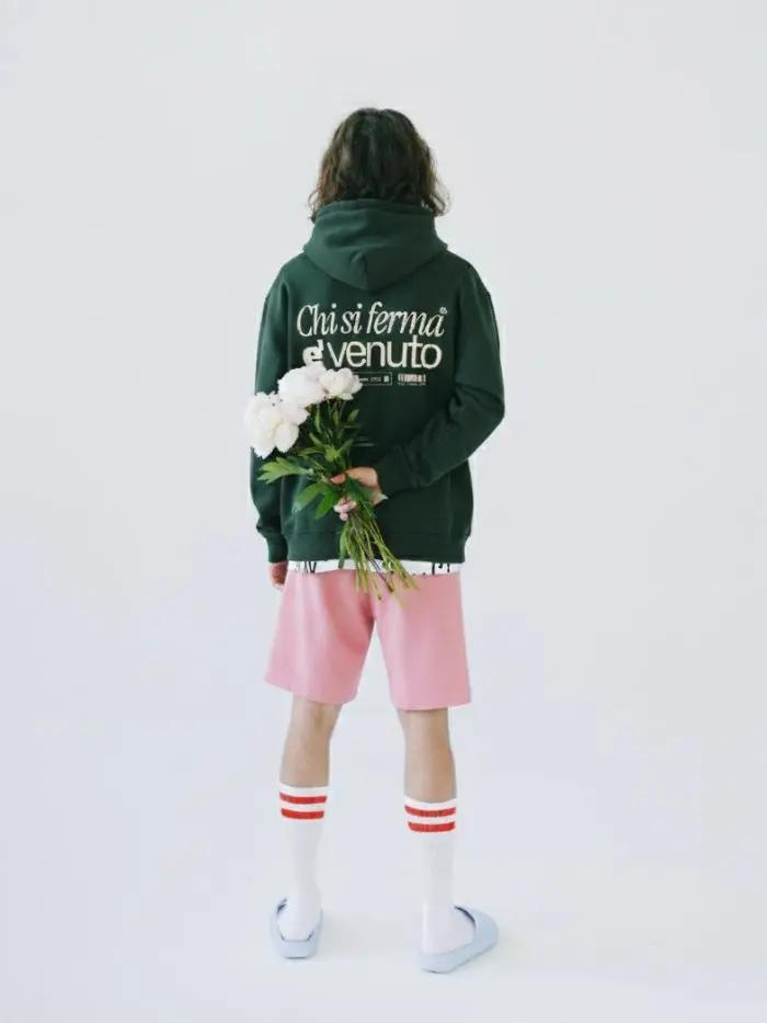 Felpa HORDA The Motion Hoodie Boxy Fit 380g - Heavyweight Streetwear Uomo Donna Horda Brand Streetwear