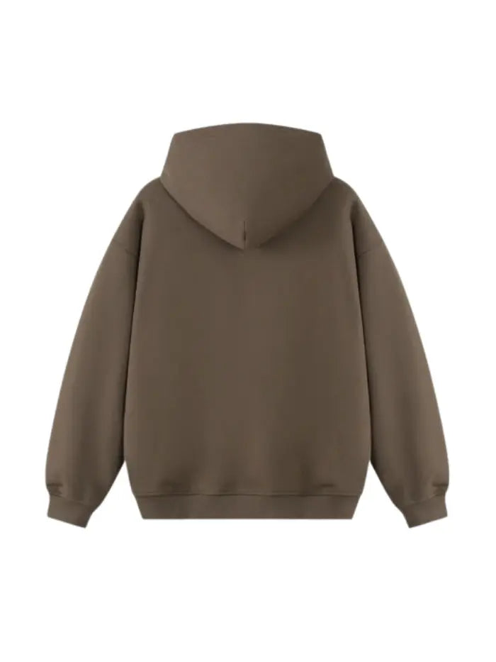 HORDA Felpa Streetwear 380g – Fit Boxy e Tessuto Italiano Premium - Basic College Horda Brand Streetwear