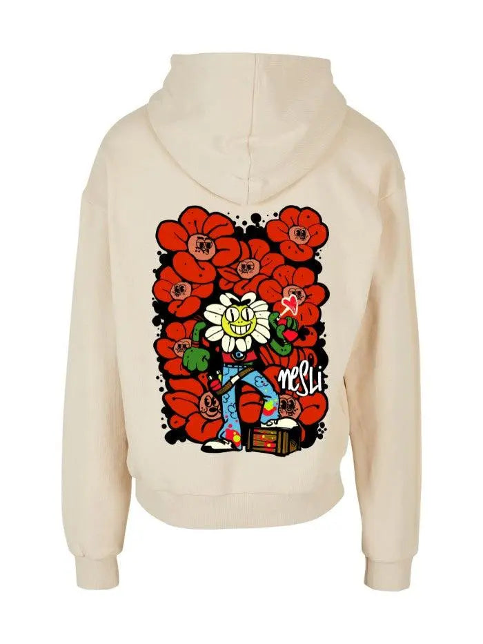 Horda x Nesli Felpa 460 grammi in 100% cotone non garzata Vestibilità Oversize - Horda Brand Streetwear