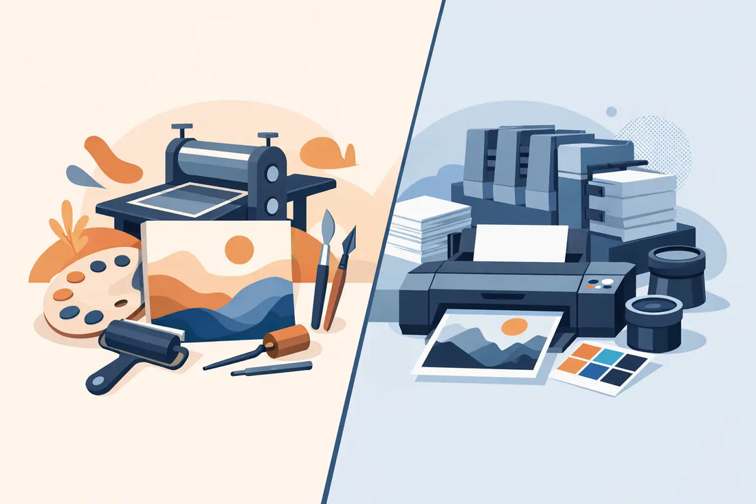 Grafica artistica vs stampa standard a confronto