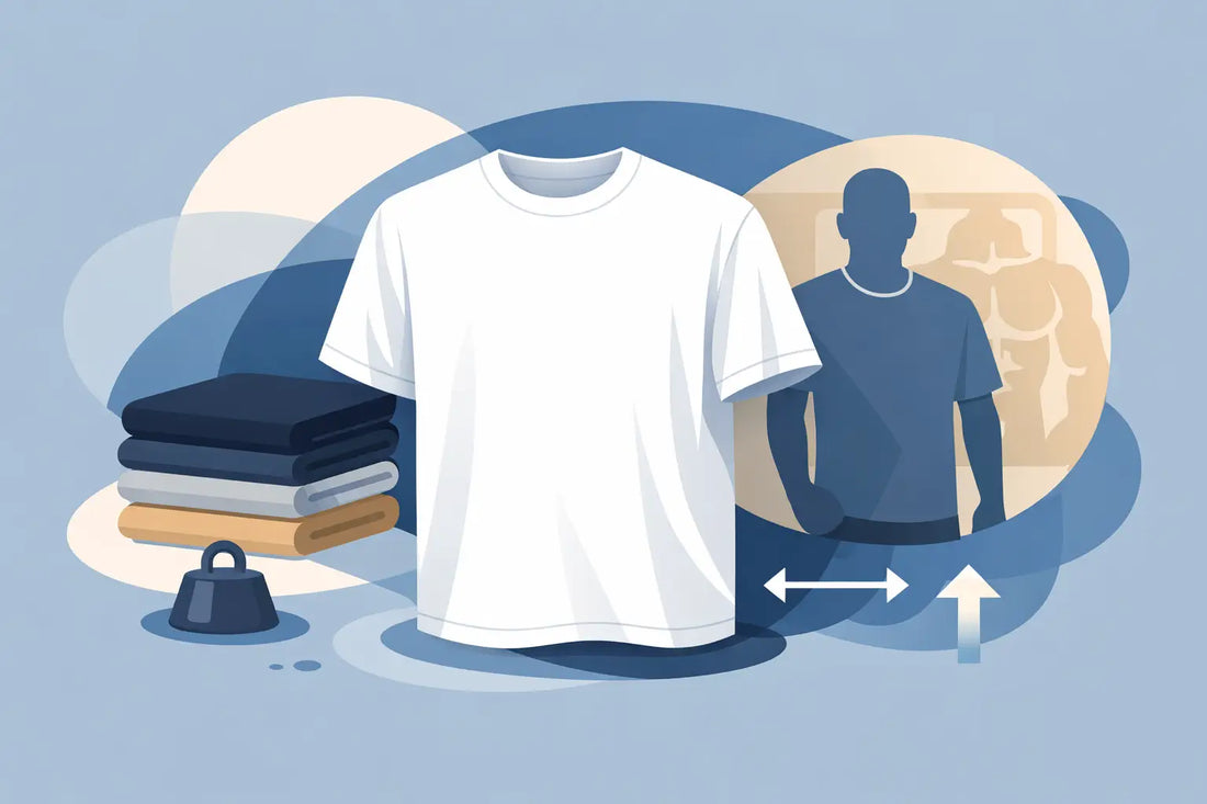 T shirt heavyweight: peso, fit e presenza