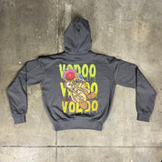 Voodoo Oversize Fit 100% Cotton Grey Hoodie 460 Grams