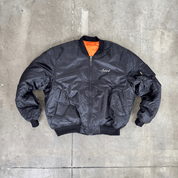 Bomber Militare Nero Horda Brand Basic