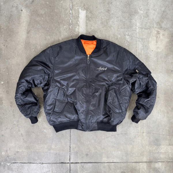 Horda Brand Basic Black Military Bomber