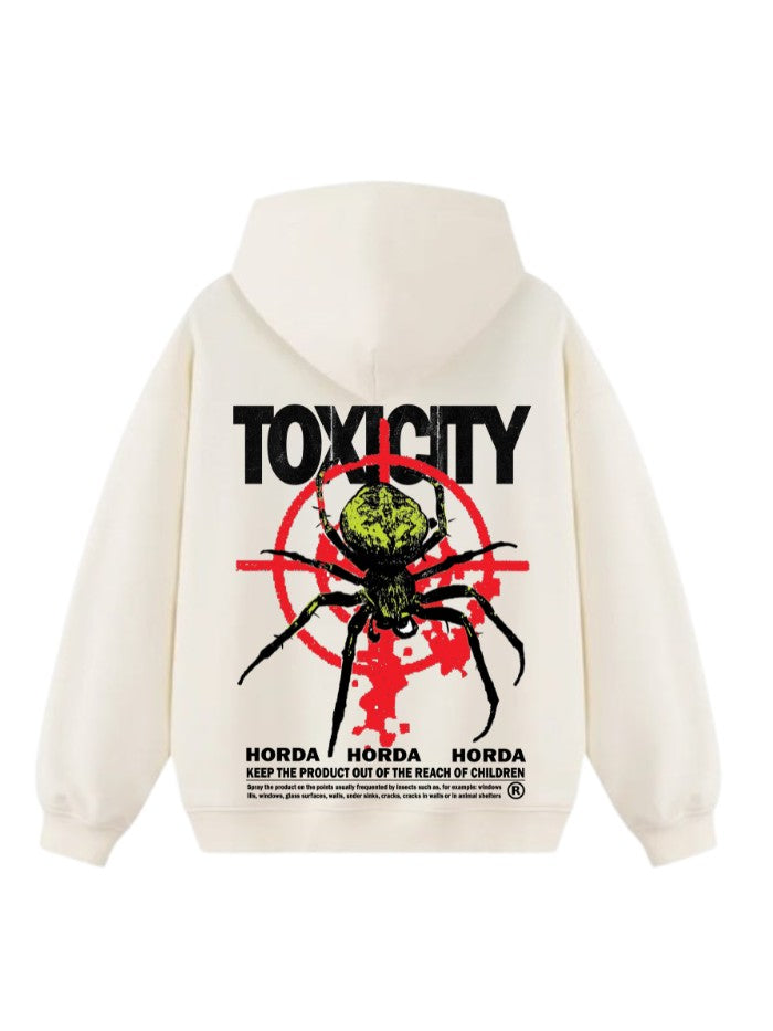 Toxicity – Kapuzenpullover mit kastiger Passform aus 100 % Baumwolle