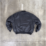 Horda Brand Basic Black Military Bomber