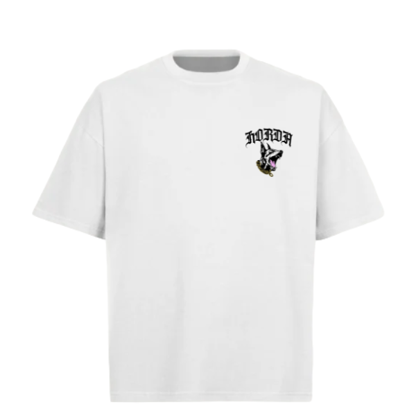 100% cotton white Ramen T-shirt