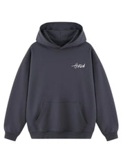 Horda Brand – Basic-Hoodie mit kastenförmiger Passform, 100 % Baumwolle