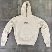 100% Baumwolle Hoodie Beige Basic