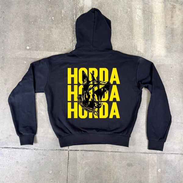 100% Cotton "Dobermann Yellow" Boxy Fit Hoodie