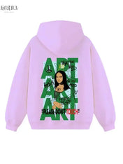 Felpa con cappuccio rosa 100% cotone gioconda Oversize Fit 460 grammi - Horda Brand Streetwear