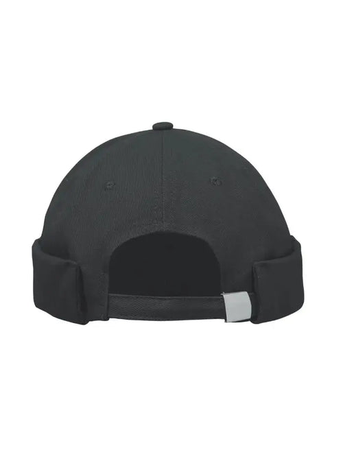 Berretto Docker Nero in Cotone Pesante Spazzolato – Taglia Unica Horda Brand