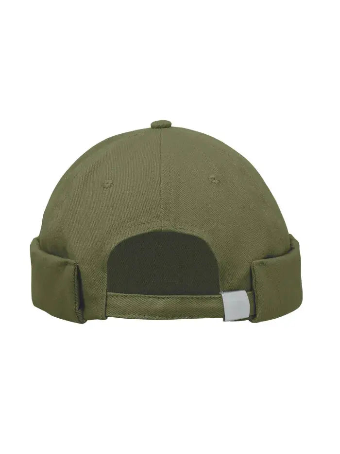 Berretto Docker Verde Oliva in Cotone Pesante Spazzolato – Taglia Unica Horda Brand
