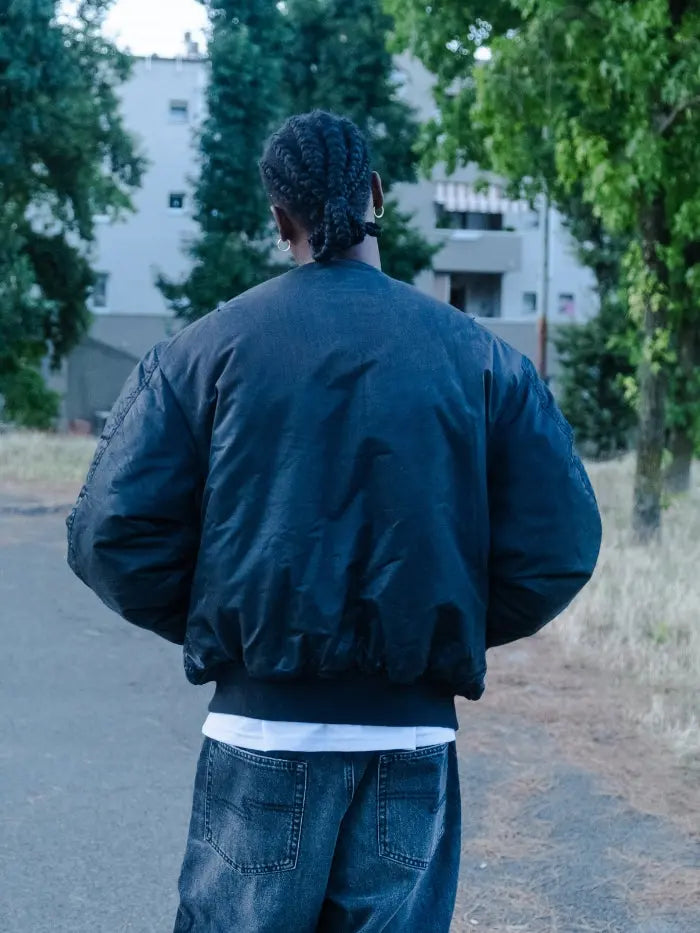 Bomber Jacket boxy fit Black Horda Basic Horda Brand Streetwear
