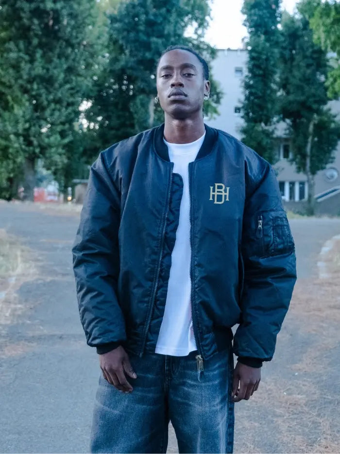 Bomber Jacket boxy fit Black Horda Basic Horda Brand Streetwear