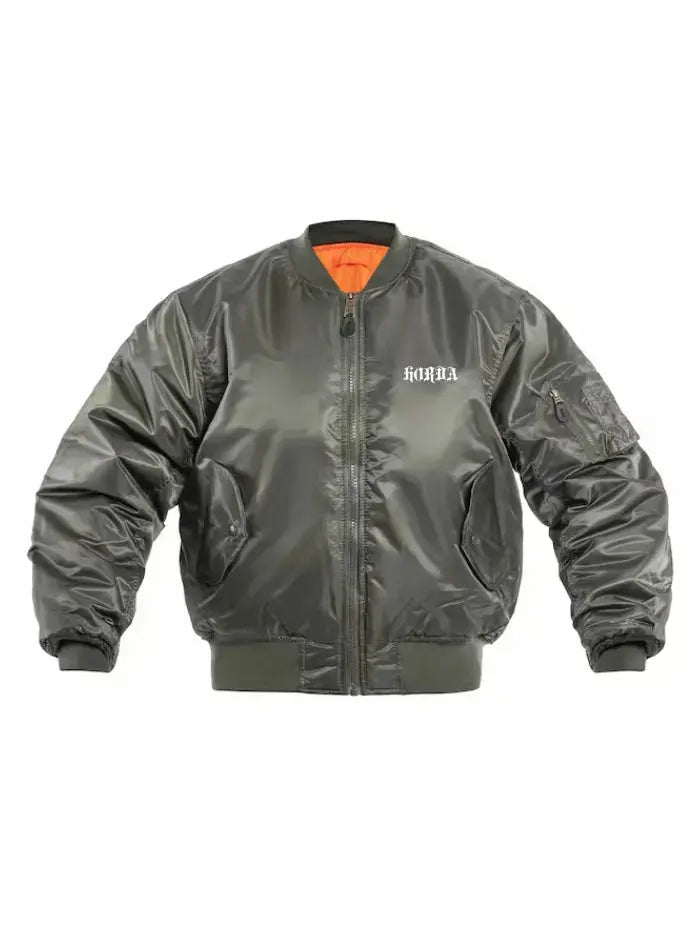 Giubbotto Bomber Verde Militare Horda Bomb Horda Brand Streetwear
