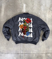 Bomber Militare Nero Horda Brand Bomb Horda Brand Streetwear