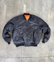 Bomber Militare Nero Horda Brand Bomb Horda Brand Streetwear