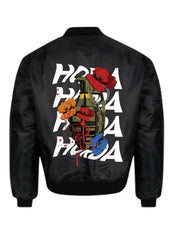 Bomber Militare Nero Horda Brand Bomb - Horda Brand Streetwear