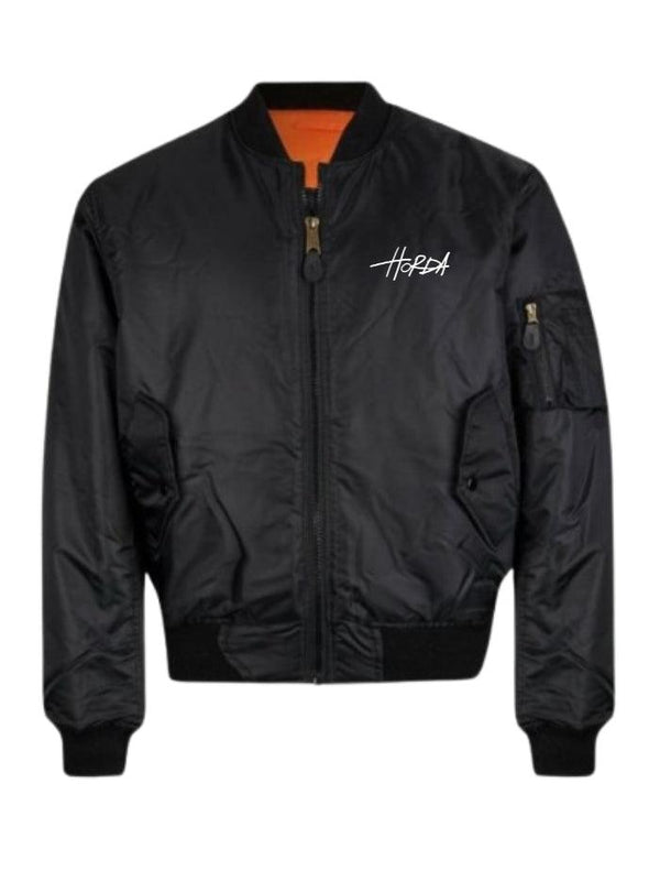 Bomber Militare Nero Horda Brand Basic - Horda Brand Streetwear