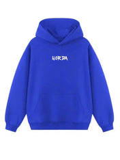 Felpa cappuccio Bluette 100% cotone Life Oversize fit 460 grammi - Horda Brand Streetwear
