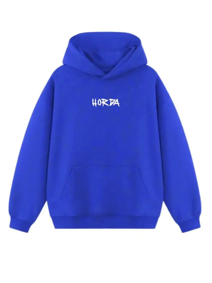 Felpa cappuccio Bluette 100% cotone Life Oversize fit 460 grammi - Horda Brand Streetwear