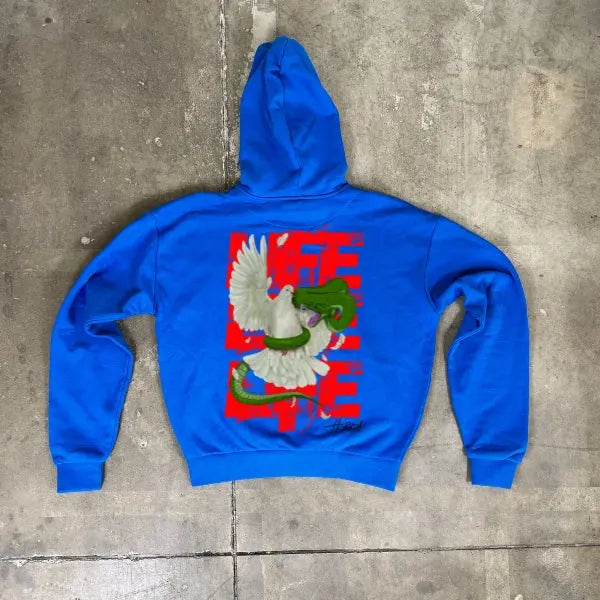 Boxy Fit Hoodie 100% cotone life Oversize fit 460 grammi Horda Brand Streetwear