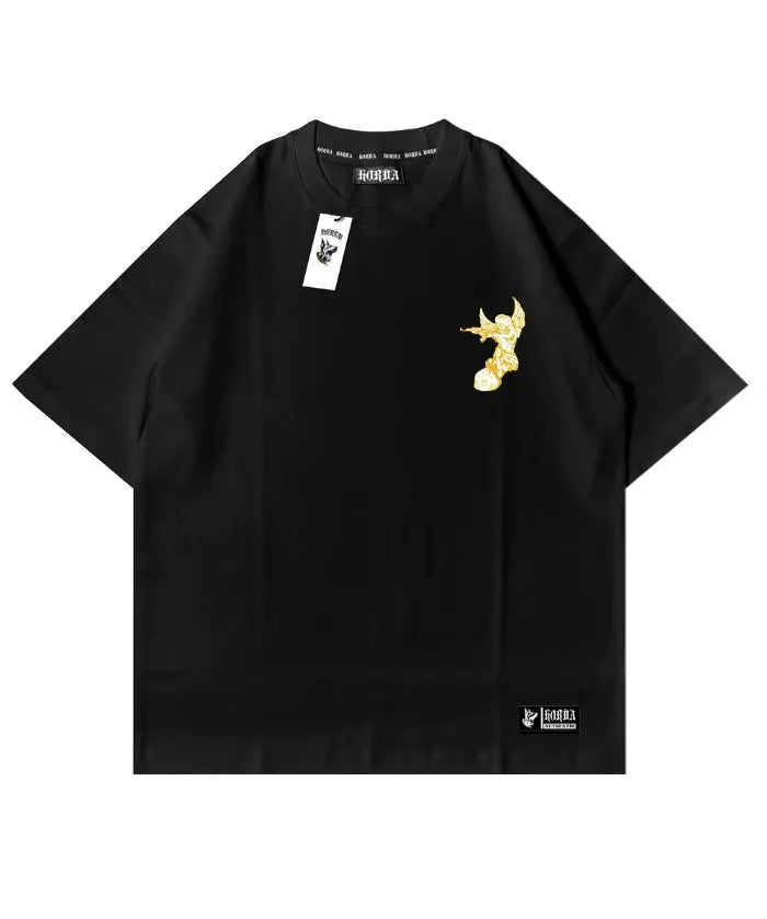 Boxy fit T-shirt 100% Cotone "Wild & Free" Horda Brand Streetwear
