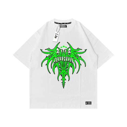 Boxy fit shirt 100% Cotone Acid Dragonfly Horda Brand Streetwear