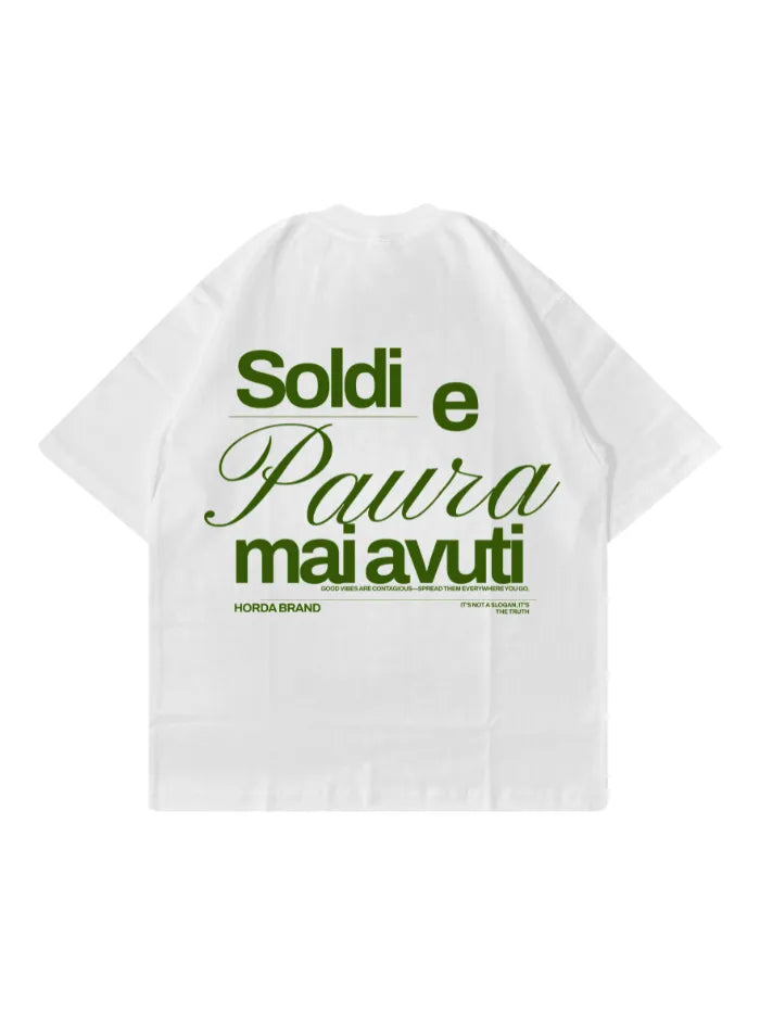 Boxy Oversized Heavyweight Cotton T‑Shirt – Made in Italy Horda Brand