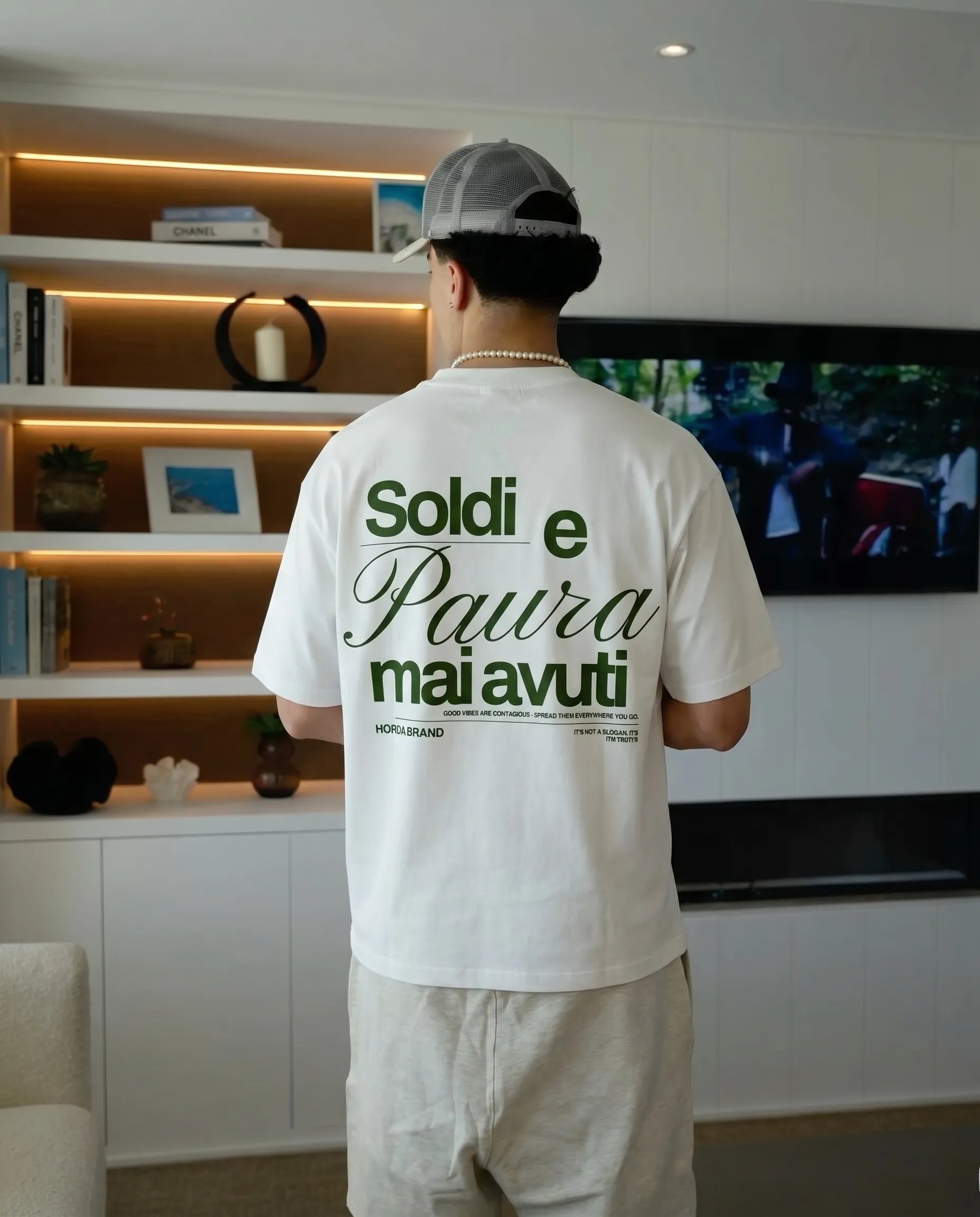 Boxy Oversized Heavyweight Cotton T‑Shirt – Made in Italy Horda Brand