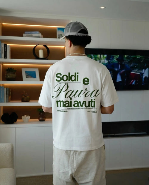 Boxy Oversized Heavyweight Cotton T‑Shirt – Made in Italy Horda Brand