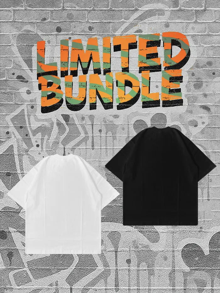 Bundle T-shirt Boxy Fit Limited Edition Horda Brand Streetwear