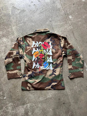 Camicia Camouflage 100% cotone ripstop Horda Brand Streetwear