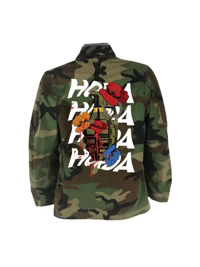 Camicia Camouflage 100% cotone ripstop - Horda Brand Streetwear