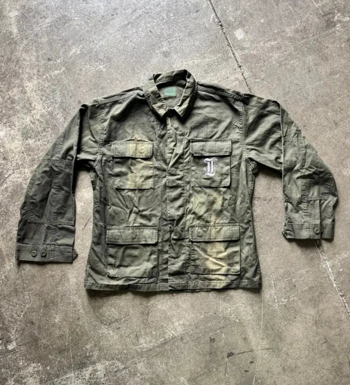 Camicia Militare 100% cotone RipStop Horda Glitter Horda Brand Streetwear
