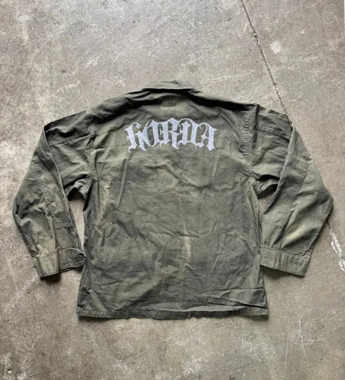 Camicia Militare 100% cotone RipStop Horda Glitter Horda Brand Streetwear