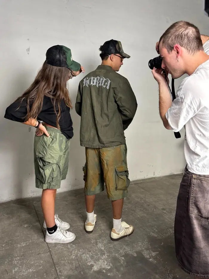 Camicia Militare 100% cotone RipStop Horda Glitter Horda Brand Streetwear