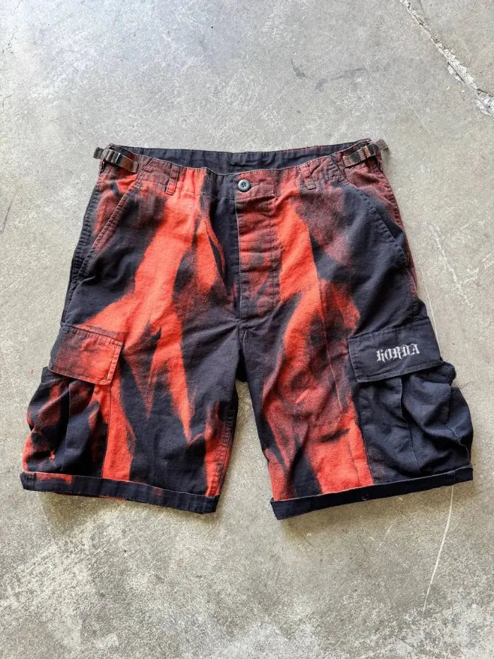 Cargo Shorts Effetto Flame Horda Brand