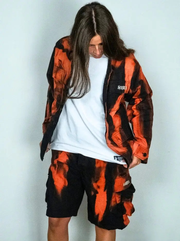 Cargo Shorts Flame Effect Horda Brand