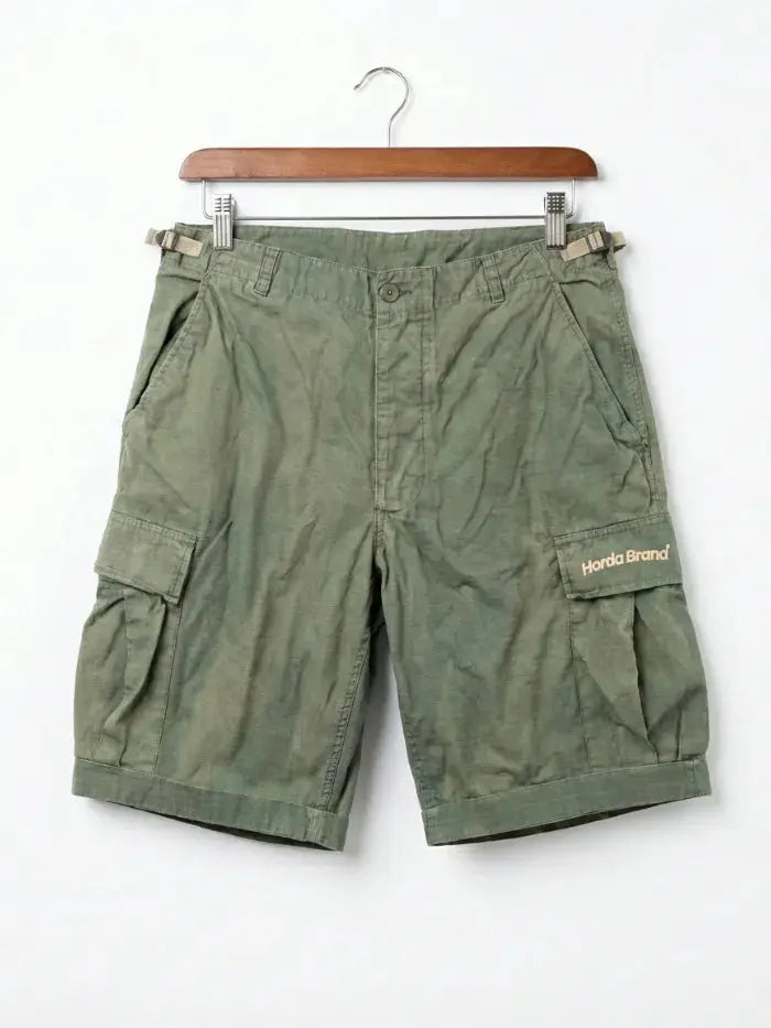 Cargo Shorts Green Washed Horda Brand
