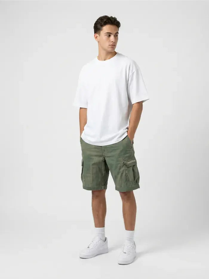 Cargo Shorts Green Washed Horda Brand