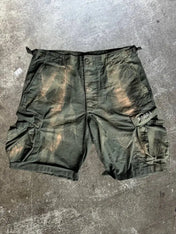 Cargo Shorts Green Whased Brush Horda Brand