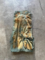 Cargo Shorts Green Whased Brush Horda Brand