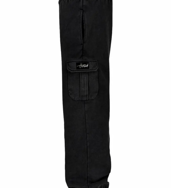Cargo Sweatpant in 100% Cotone Horda Brand Black - Horda Brand Streetwear