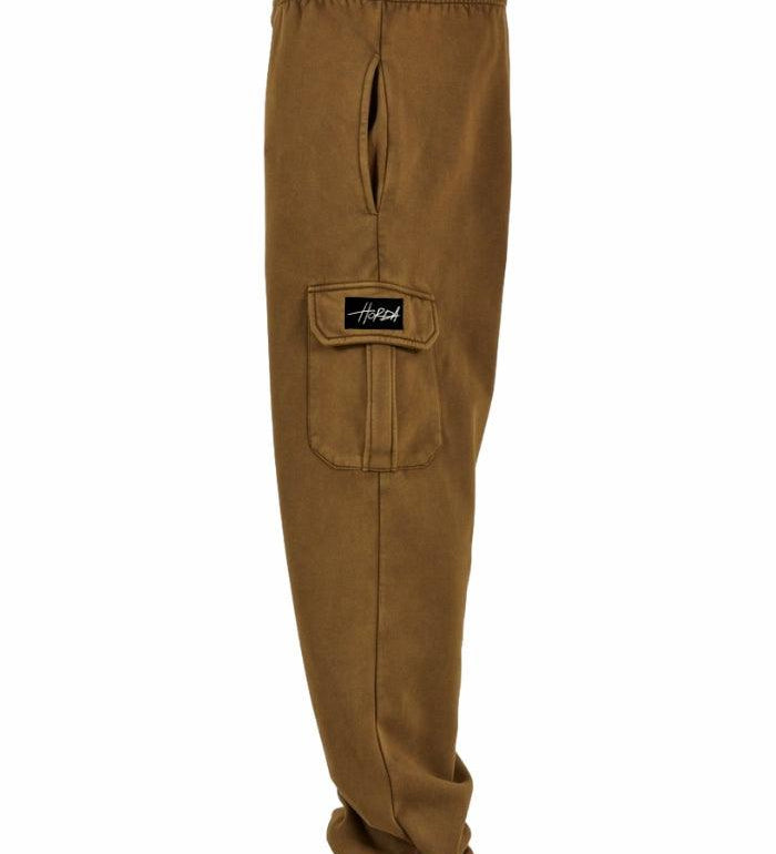 Cargo Sweatpant in 100% Cotone Cammello - Horda Brand Streetwear